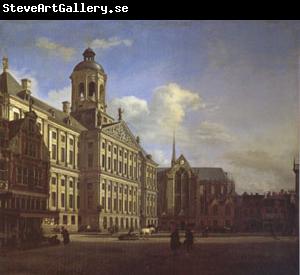 Jan van der Heyden The Dam with the New Town Hall in Amsterdam (mk05)